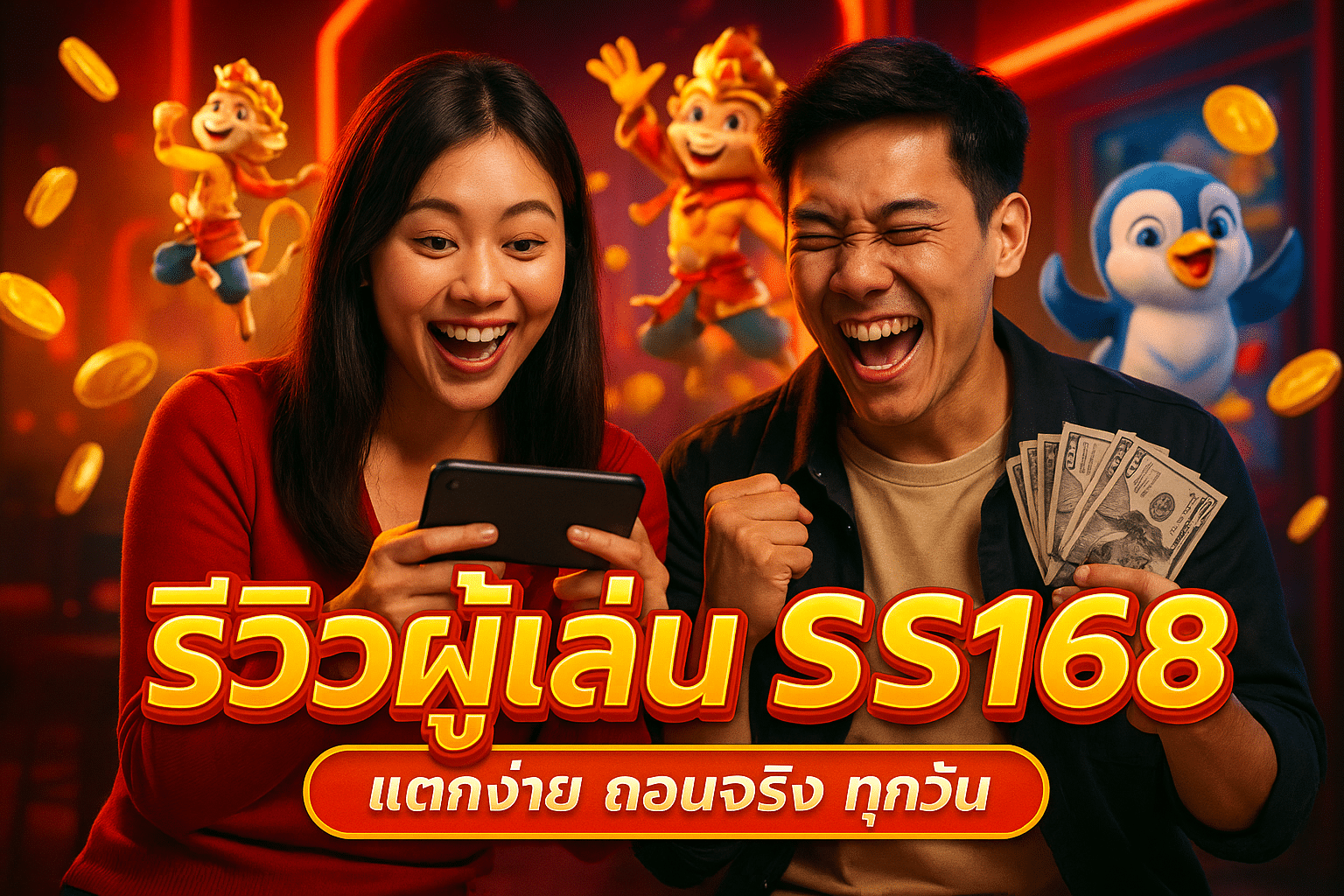 รีวิวผู้เล่น SS168 : แตกง่าย ถอนจริง ทุกวัน
